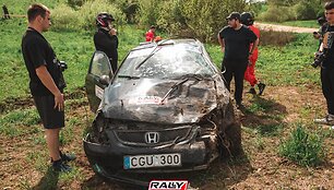 Rally Auk&scaron;taitija, avarijos