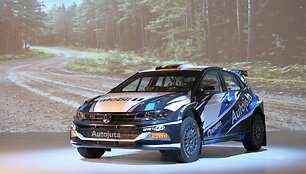 Vytautas &Scaron;vedas su Žilvinu Sakalausku ralyje startuos &bdquo;Volkswagen Polo R5&ldquo;