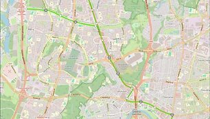 Vilniaus metro B linijos schema