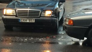 Avarija Kauno ir Raugyklos g. sankryžoje