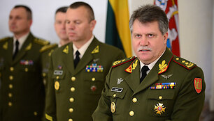 Vyriausiųjų puskarininkių pasikeitimo ceremonija KAM