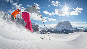 Slidinėjimas Italijos regione Dolomiti Superski