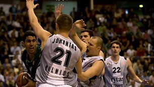 &bdquo;Lietuvos rytas&ldquo; &ndash; &bdquo;Unicaja&ldquo;: Artūras Jomantas, Steponas Babrauskas