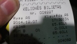 Kelionės bilietas