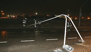 &bdquo;Audi&ldquo; ir &bdquo;VW Passat&ldquo; avarija Klaipėdoje