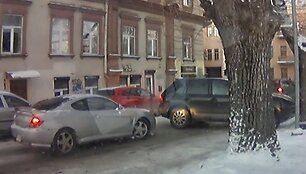 &bdquo;Porsche Cayenne&ldquo; avarija Vilniuje