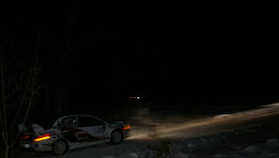 \"Halls Winter rally\", penktadienis, 2-as GR (Raimondo Ilginio nuotr.).