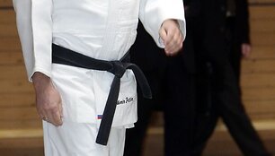 V.Putinas dziudo treniruotėje