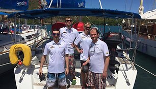 &bdquo;&Scaron;vyturys Challenger Sailing&ldquo; komanda ruo&scaron;iasi Antigvos regatai
