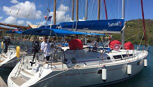 &bdquo;&Scaron;vyturys Challenger Sailing&ldquo; komanda ruo&scaron;iasi Antigvos regatai
