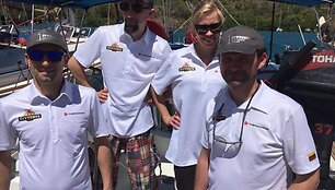 &bdquo;&Scaron;vyturys Challenger Sailing&ldquo; komanda ruo&scaron;iasi Antigvos regatai
