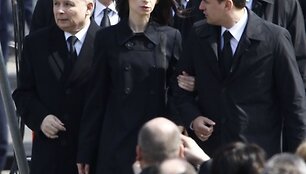 Gedulinga atsisveikinimo ceremonija Pilsudskio aik&scaron;tėje