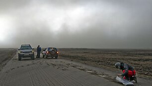 Ugnikalnio pelenų kelionė