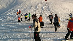 Slidinėjimas Liepkalnyje gruodžio 30 d.