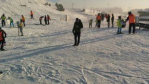 Slidinėjimas Liepkalnyje gruodžio 30 d.