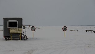 Žymiausias Estijos ledo kelias: Haapsalu &ndash; Noarootsi