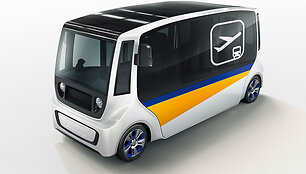 ZAZ ir &bdquo;Rinspeed&ldquo; elektrinis autobusas