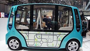 &bdquo;Rinspeed&ldquo; elektrinis autobusas