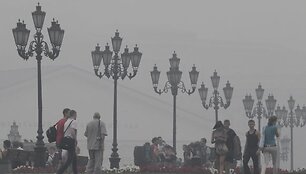 Rytinis smogas Maskvoje