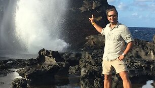 Romanas Zontovičius i&scaron; San Francisko savo transporto priemones puo&scaron;ia tautine simbolika