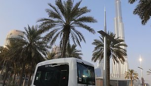 Po Dubajų važinėja autonominiai autobusai