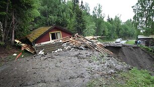 Potvynis skandina Norvegiją
