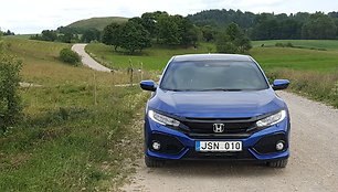 Šatrijos kalno apylinkės, kelionė naujuoju „Honda Civic“