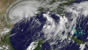 NASA i&scaron; kosmoso nufilmavo Ameriką nusiaubusį uraganą Harvey