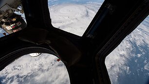NASA i&scaron; kosmoso nufilmavo Ameriką nusiaubusį uraganą Harvey