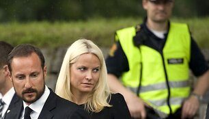 Gedulas: Norvegijos princesė Mette Marit ir princas Haakonas
