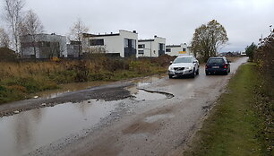 Vilniaus Mokslininkų gatvės duobės