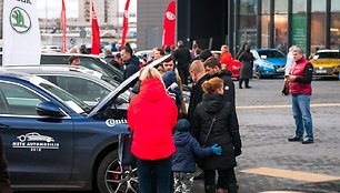  „Lietuvos metų automobilio 2018“ dalyviai viešėjo Kaune, prie „Megos“