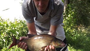 Žūklės laimikis. Aido kar&scaron;is