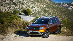 „Dacia Duster“ bandymai Atėnuose