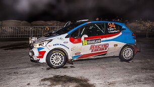 Donatas Zvicevičius ir Deividas Jocius &Scaron;vedijos WRC
