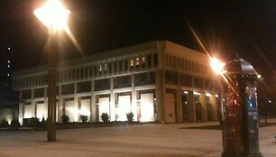 Pirmas lapkričio sniegas Vilniuje