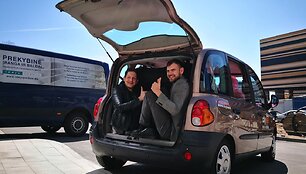&bdquo;Fiat Multipla&ldquo; bandomasis važiavimas