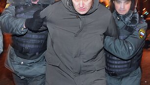 Sulaikytasis Aleksejus Navalnas
