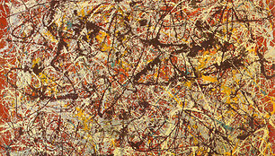 Jacksono Pollocko paveikslas &bdquo;Mural on Indian Red Ground&ldquo;