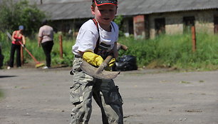 Talka naujojoje gyvybės vagonėlių teritorijoje