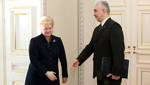 Dalia Grybauskaitė ir Žimantas Pacevičius