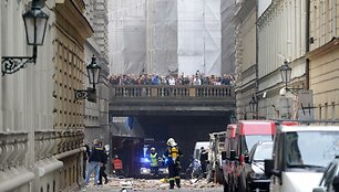 Sprogimas Prahos kino ir televizijos mokykloje