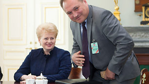 Dalia Grybauskaitė ir Gintaras Kryževičius