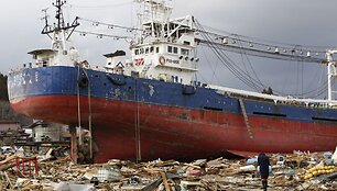 Į krantą i&scaron;mestas laivas &bdquo;Kyotoku-maru&ldquo;