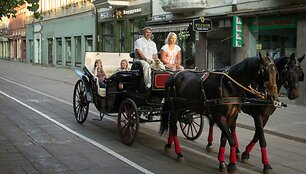 Kaune galima nemokamai pasivažinėti karieta.