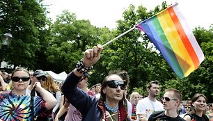 Seksualinių mažumų eitynių dalyviai