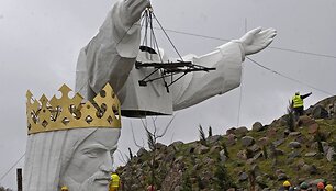 Statulos montavimo darbai