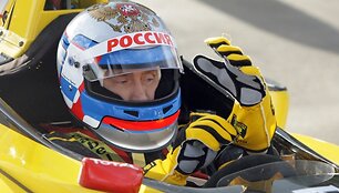 Vladimiras Putinas &ndash; &bdquo;Formulės-1&ldquo; pilotas
