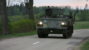 Jurbarko rajono keliuose ir &scaron;alikelėse galima sutikti tokią transporto priemonę.