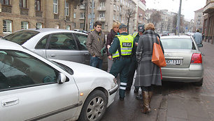 Trijų automobilių avarija